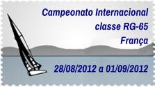 Campeonato Internacional classe RG-65 França   28/08/2012 a 01/09/2012