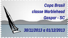 Copa Brasil classe Marblehead Gaspar - SC  30/11/2013 a 01/12/2013