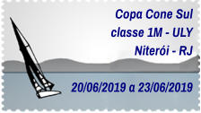 Copa Cone Sulclasse 1M - ULY Niterói - RJ  20/06/2019 a 23/06/2019