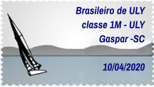 Brasileiro de ULY  classe 1M - ULY  Gaspar -SC  10/04/2020