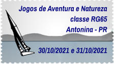 Jogos de Aventura e Natureza classe RG65 Antonina - PR   30/10/2021 e 31/10/2021