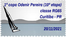 1ª copa Odenir Pereira (10ª etapa) classe RG65 Curitiba - PR    20/11/2021