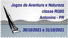 Jogos de Aventura e Natureza classe RG65 Antonina - PR   30/10/2021 e 31/10/2021