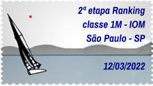 2ª etapa Ranking classe 1M - IOM São Paulo - SP  12/03/2022