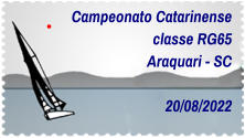 Campeonato Catarinense classe RG65 Araquari - SC  20/08/2022